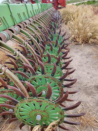 Used 21' John Deere 400 Rotary Hoe