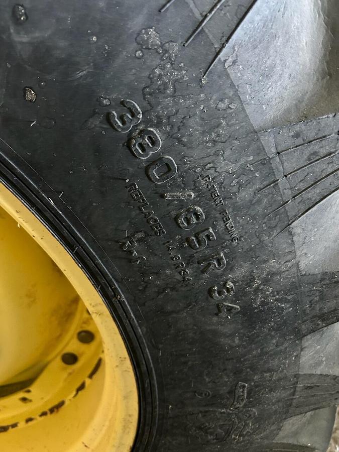 Used GoodYear 380/90R50 Tire Set for John Deere 8000 Series