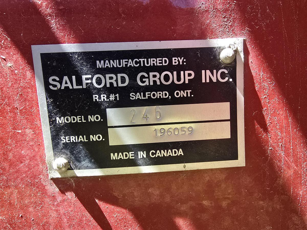 Used 60' Salford Valmar 246 Air Spread Fertilizer Applicator