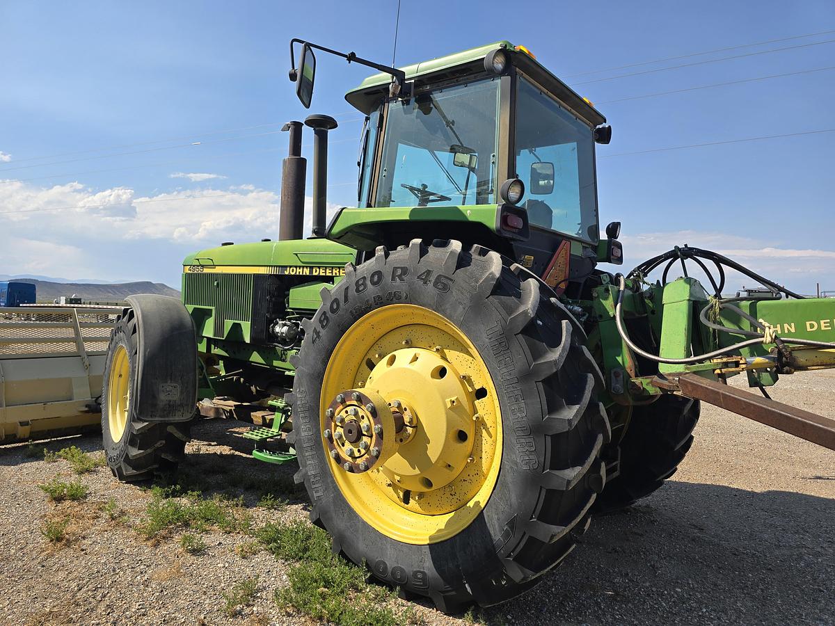 Used John Deere 4955 Tractor w/ Front + Rear Blades