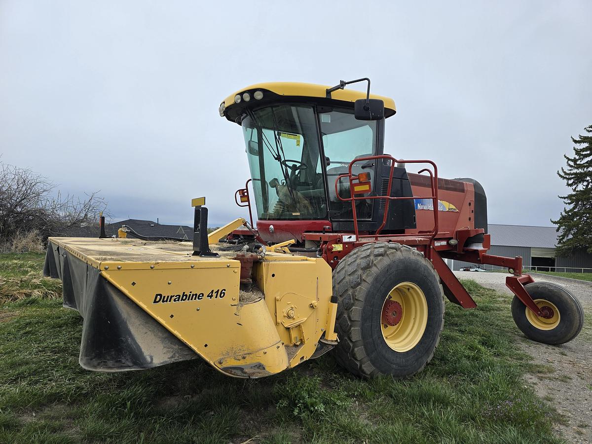 Used 16' New Holland H8080 Rotary Windrower w/ 730 hrs
