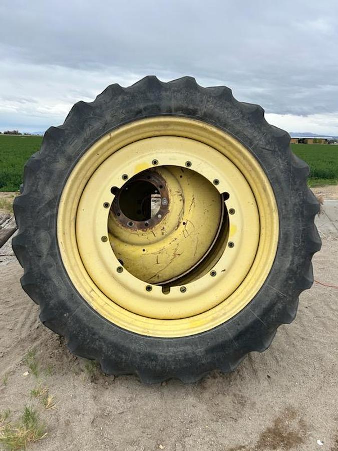 Used GoodYear 380/90R50 Tire Set for John Deere 8000 Series