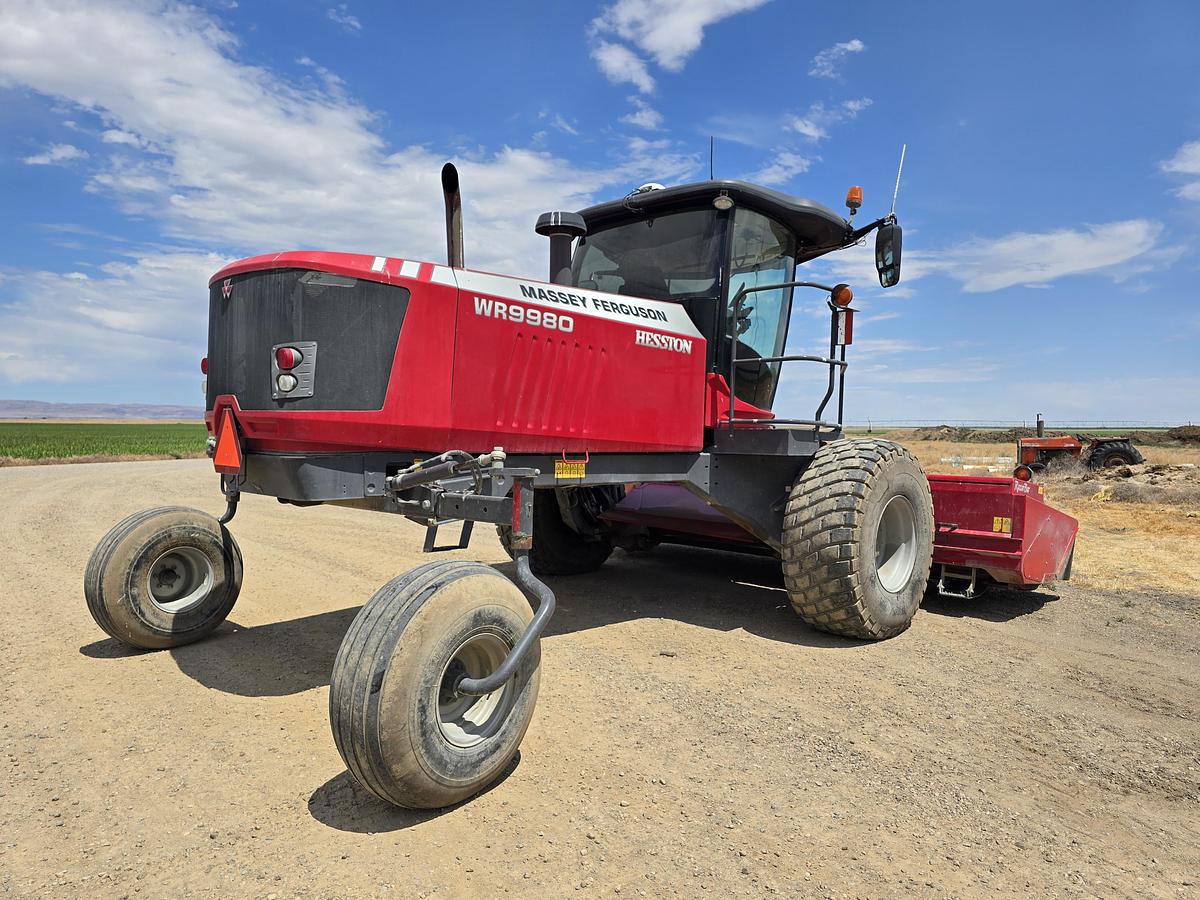 Used 2020 Massey Ferguson WR9980 Windrower w/ 1700 hrs