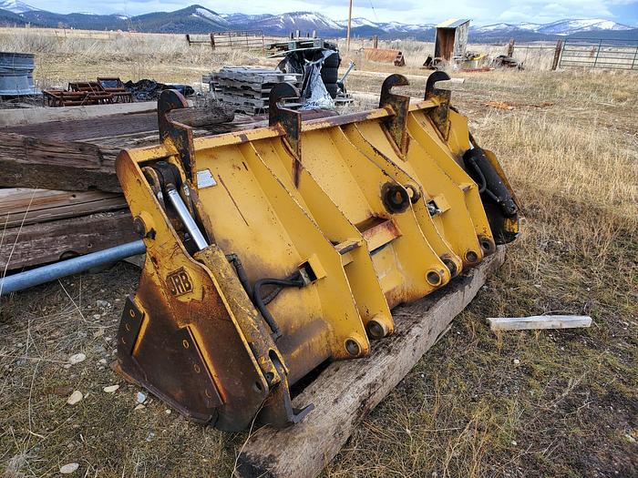 Used 2004 John Deere 410G Backhoe w/ Bale Fork + Bucket