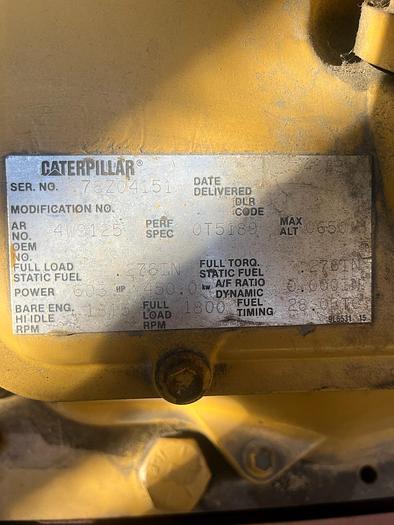 Used Caterpillar 400 KW Generator Set