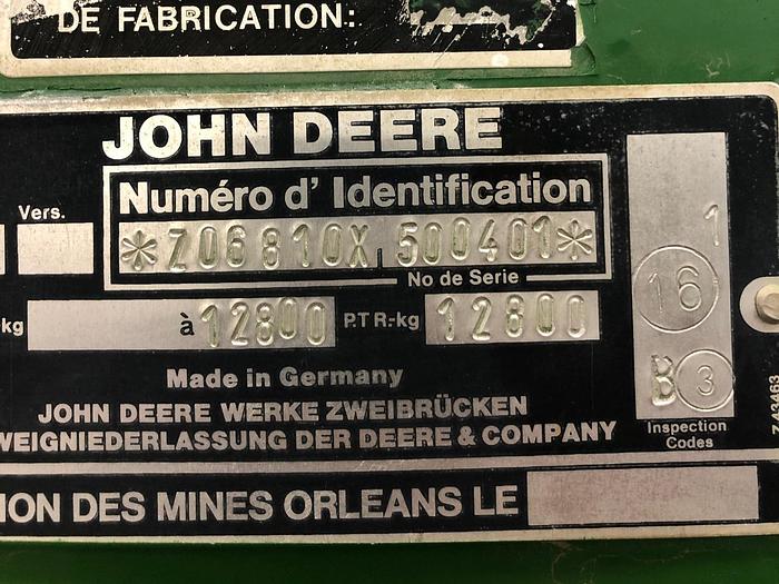 Used John Deere 6810 Forage Harvester w/ Rotary Header