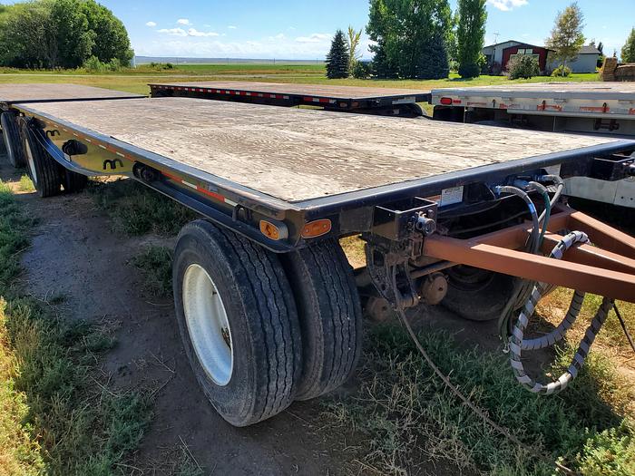 Used 2016 Western Flatbed Triple Trailer Set - 30' + 24' + 24'