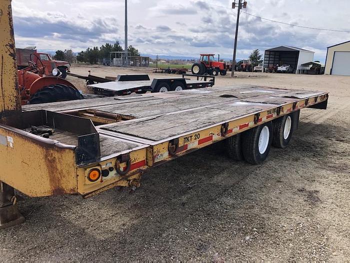 Used 24' Trail King Equipment Trailer - 5th Wheel