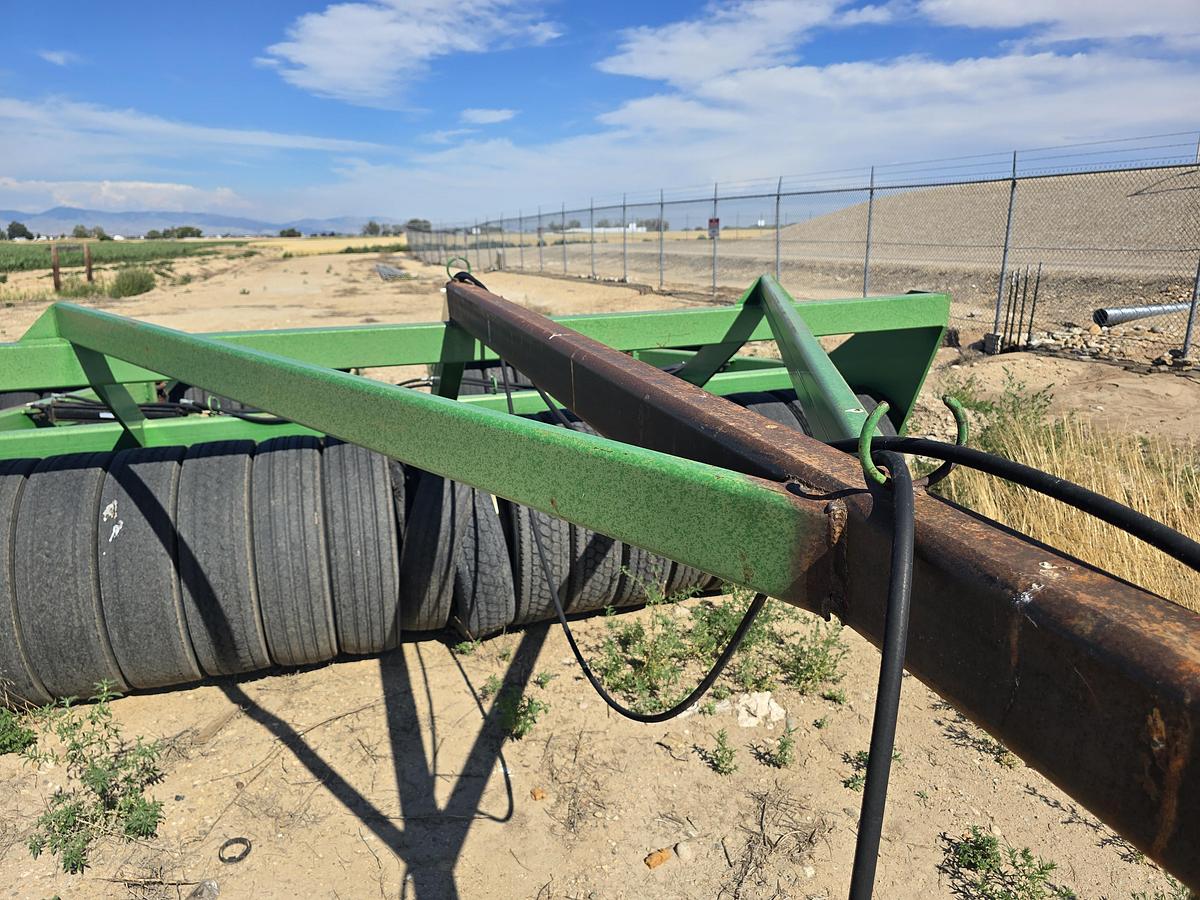 Used 31' Nyssa Machine Folding Rubber Tire Packer