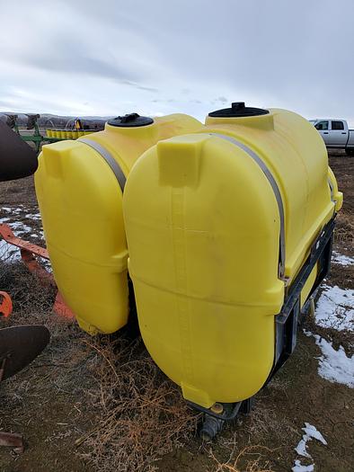 Used Demco 200 Gallon Saddle Tanks for JD 7800 Tractor