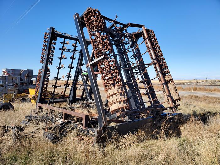 Used 30' Shop Built Roller Harrow