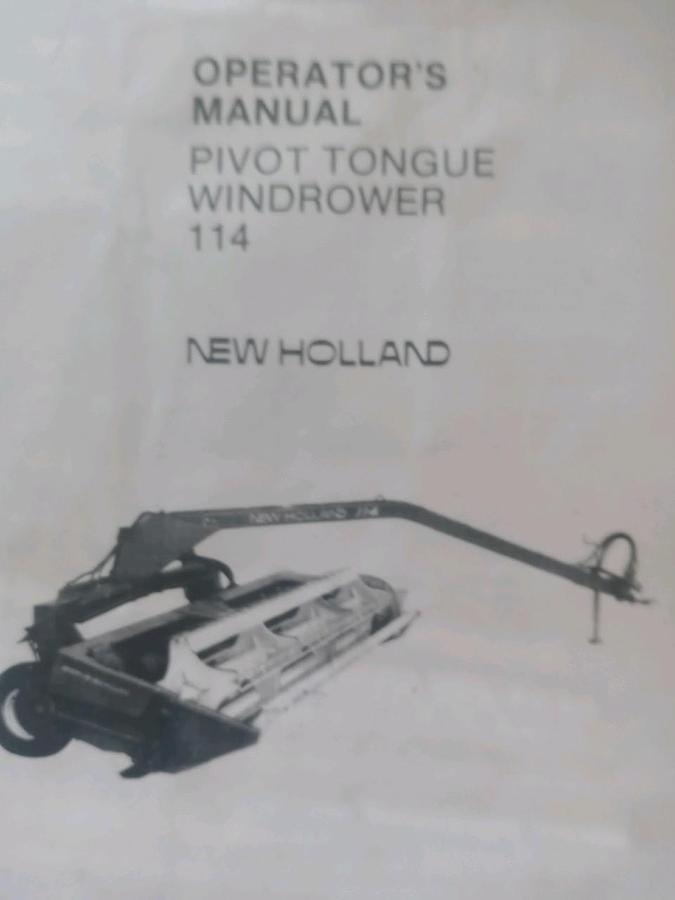 Used 14' New Holland 114 Pivot Tongue Windrower