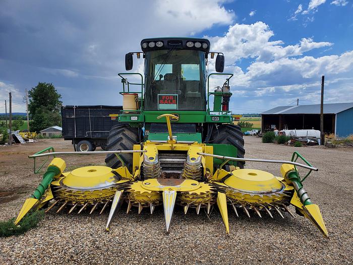 Used 2009 John Deere 7450 Forage Harvester w/ 2 Headers