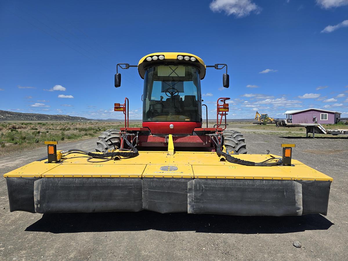 Used ** Going to Auction ** 2014 New Holland H8080 Rotary Windrower w/ Newer Header