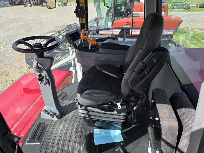 Used 2015 Massey Ferguson WR9870 Rotary Windrower w/ 1400 hrs