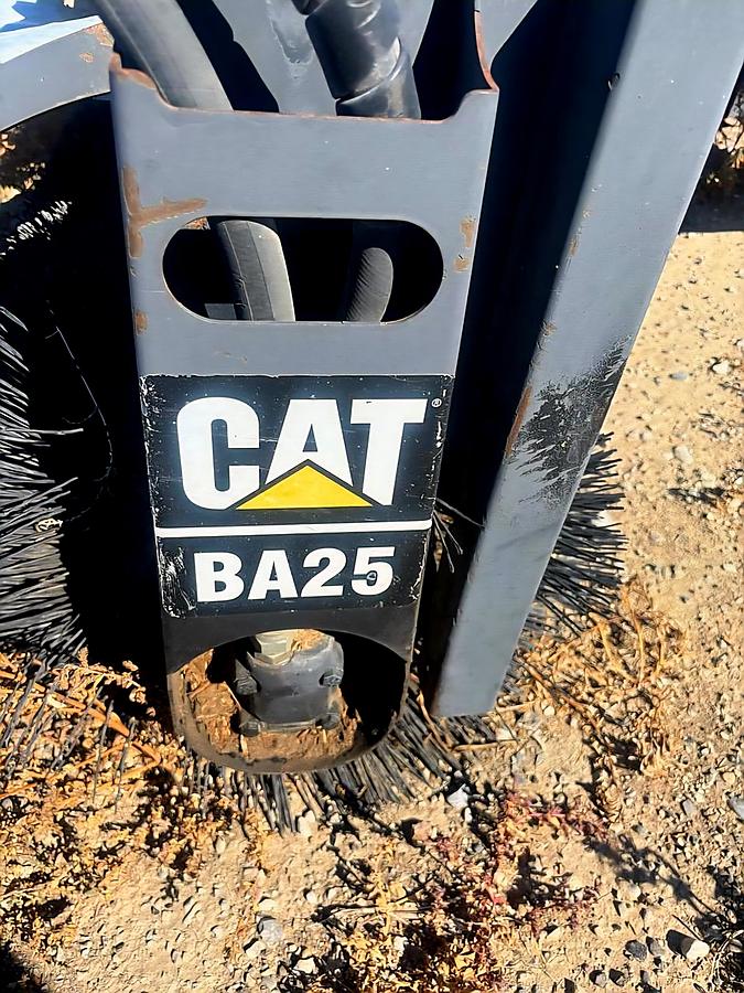 Used Caterpillar BA25 Skid Steer Sweeper