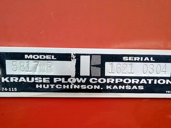 Used 17' Krause 5817 Offset Disk w/ Packer **Excellent Condition**