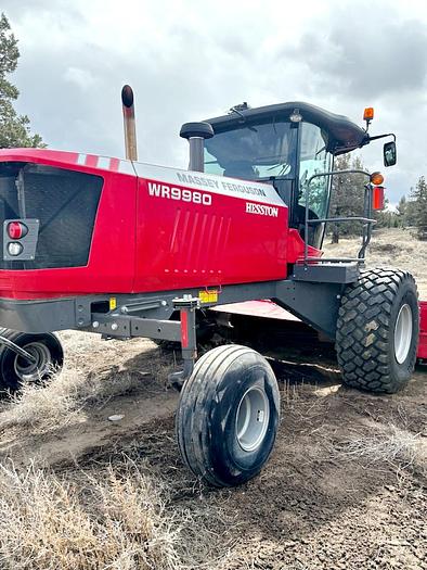 Used Massey Ferguson WR9980 Windrower w/ 900 eng hrs