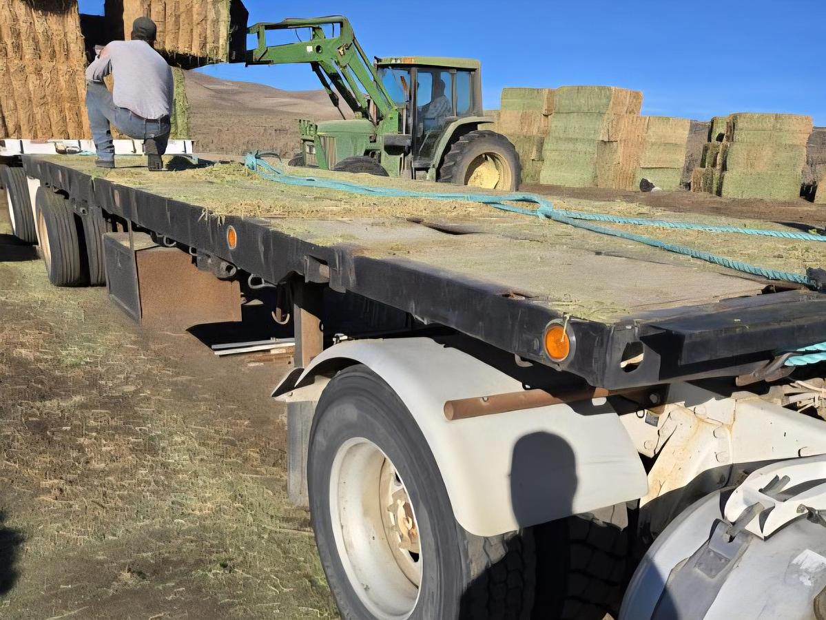Used Hay Trailer Set - Fruehauf 32' Lead + 30' Pup