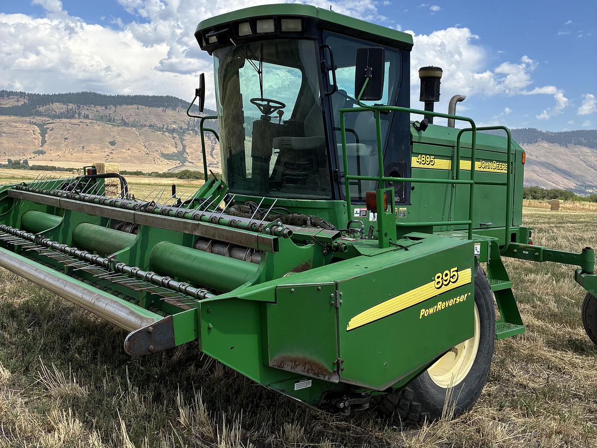 Used 14' John Deere 4895 Sickle Windrower