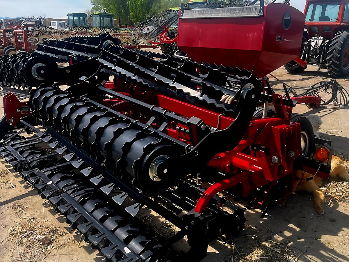 Used 2023 24' Unverferth 1245 Roller Harrow w/ Hay Seeder