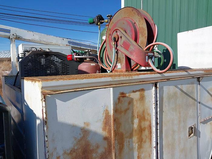 Used International 4900 Service Truck w/ Crane + Welder + Compressor + Torch