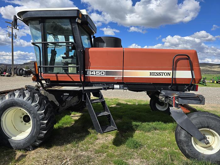Used 14' Hesston 8450 Sickle Windrower