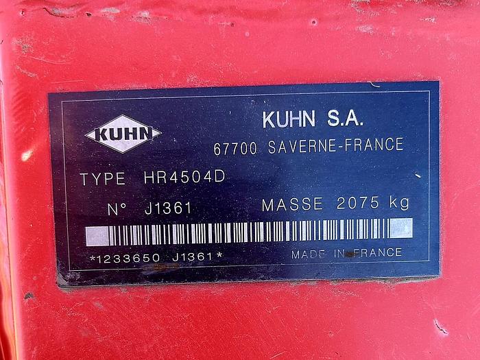 Used 2021 15' Kuhn HR4504D Rotary Tiller