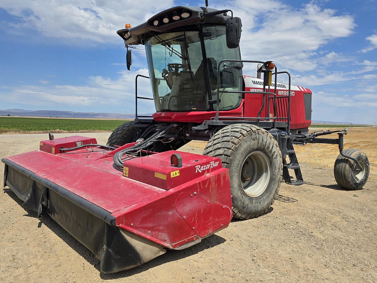 Used 2020 Massey Ferguson WR9980 Windrower w/ 1700 hrs