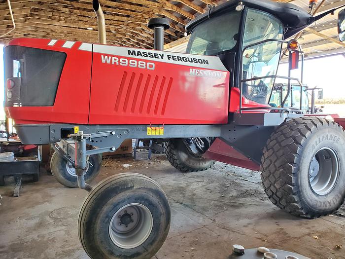 Used 2020 Massey Ferguson WR9980 Windrower w/ 1800 hrs