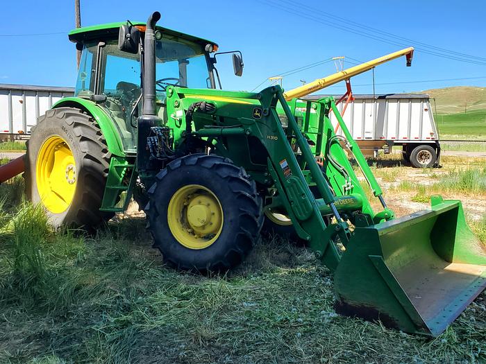 Used 2021 John Deere 6105E Tractor w/ Loader - 600 Hrs