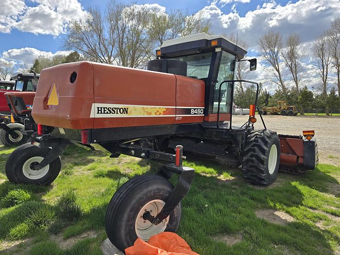 Used 14' Hesston 8450 Sickle Windrower