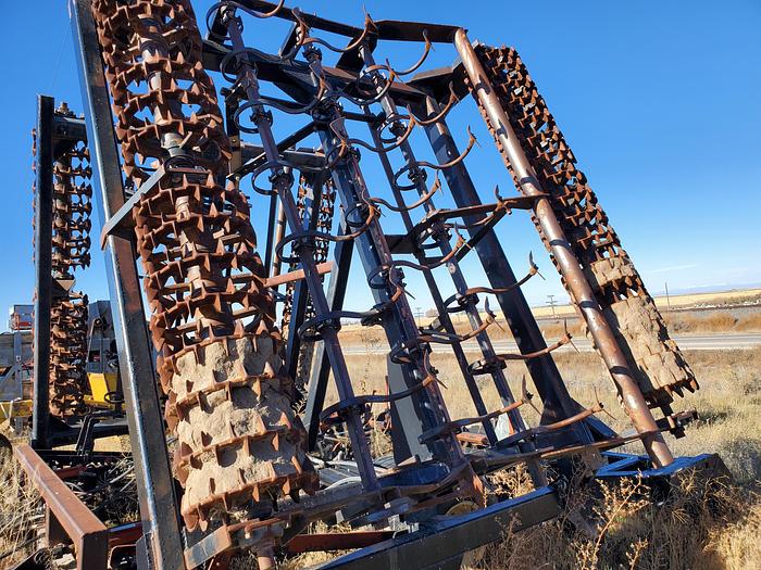 Used 30' Shop Built Roller Harrow