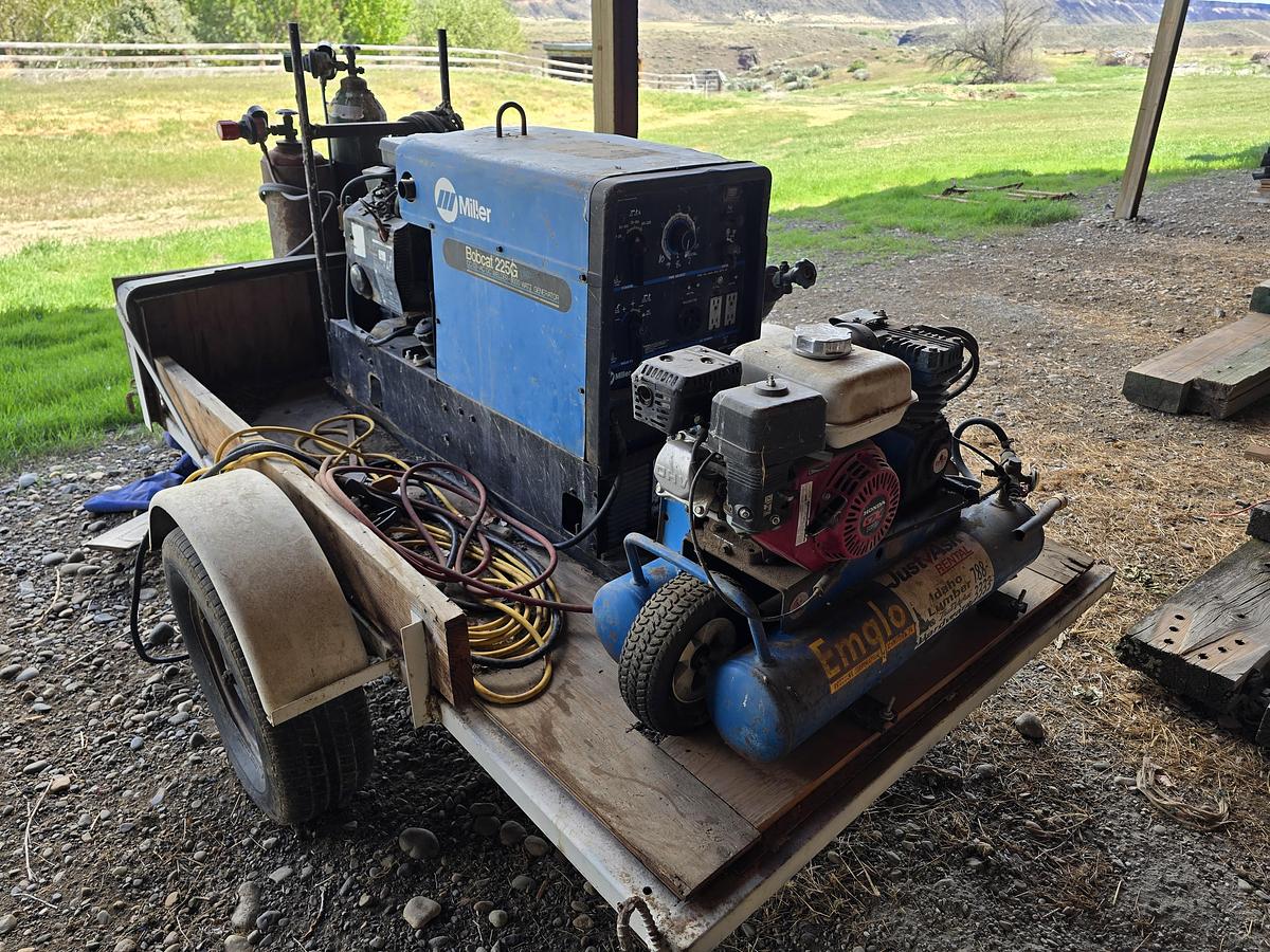 Used Service Trailer - Welder / Torch / Air Compressor