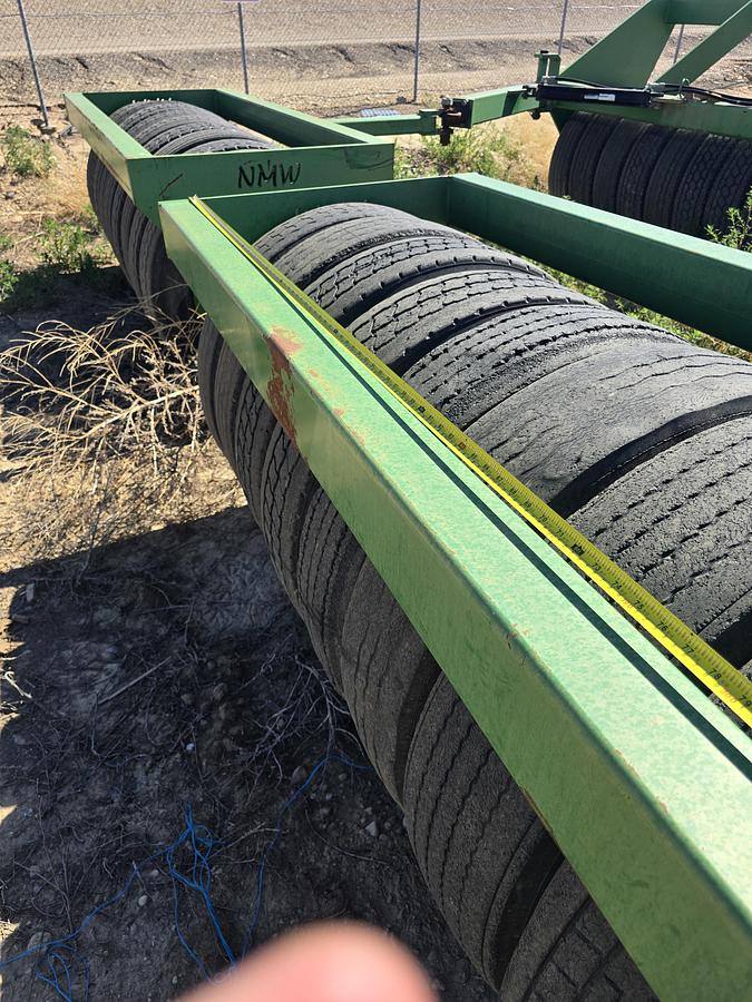 Used 31' Nyssa Machine Folding Rubber Tire Packer