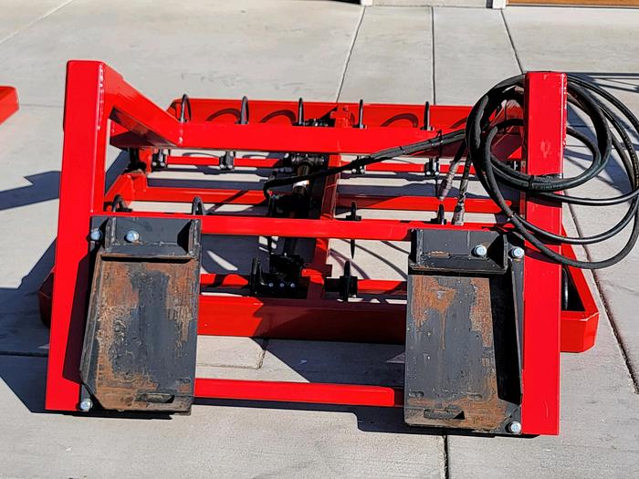 Used 2021 Steffen 5508 Bale Grapple w/ Skid Steer Mount