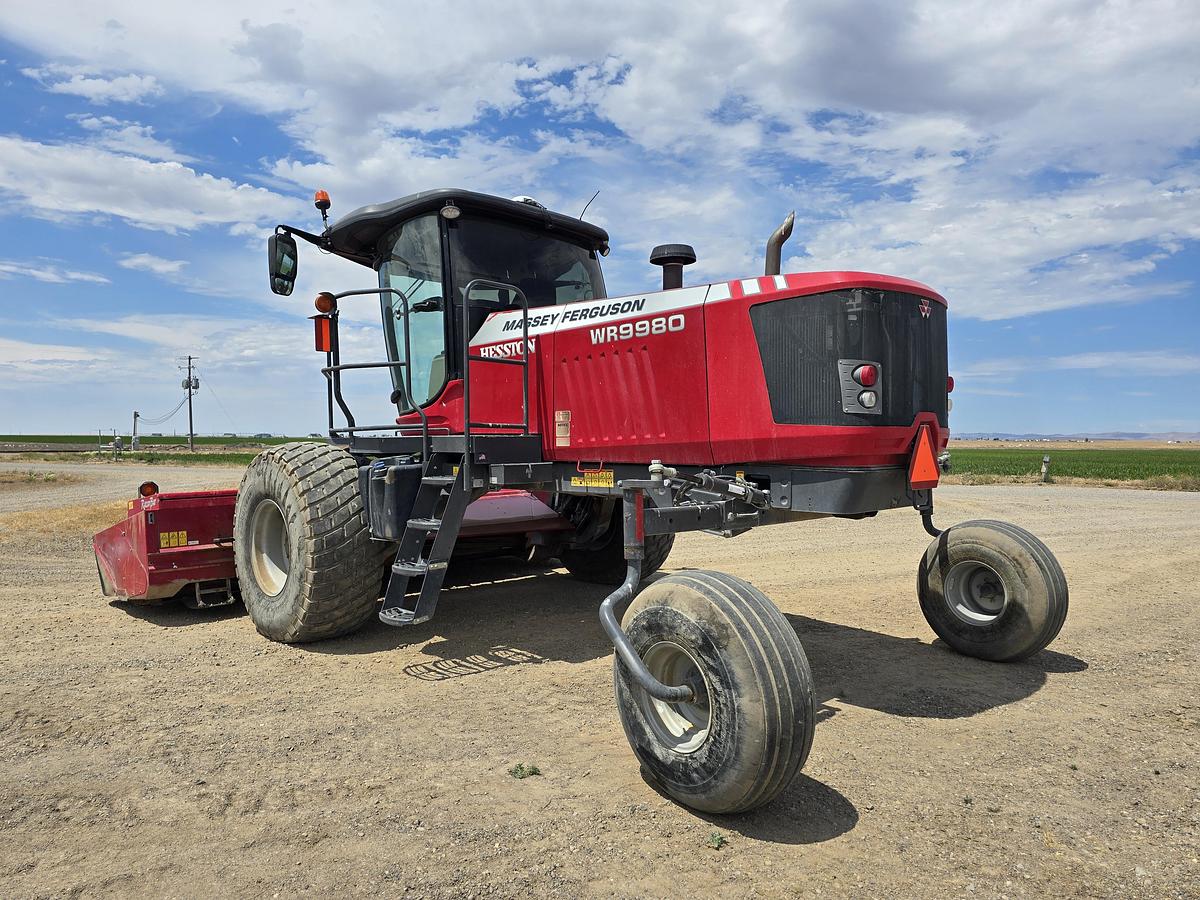 Used 2020 Massey Ferguson WR9980 Windrower w/ 1700 hrs