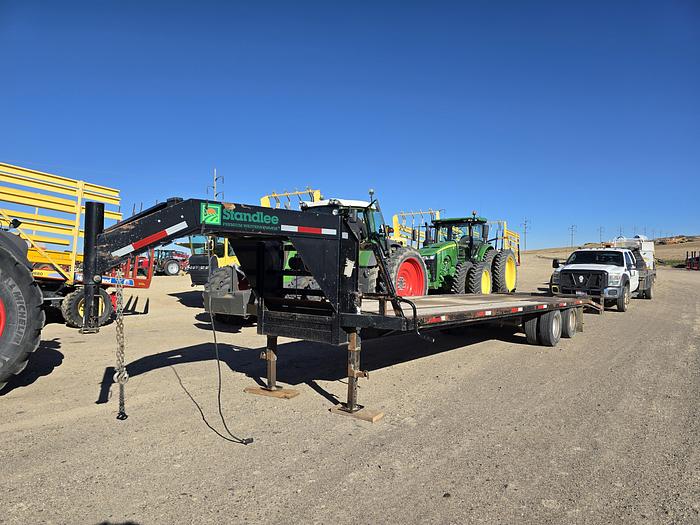 Used 30' Custom Built Gooseneck Equipment Trailer