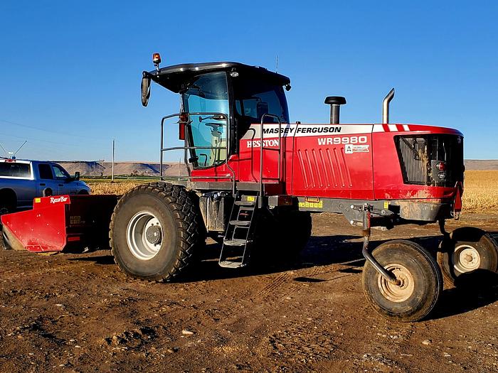 Used 2022 Massey Ferguson WR9980 Windrower w/ 115 hrs