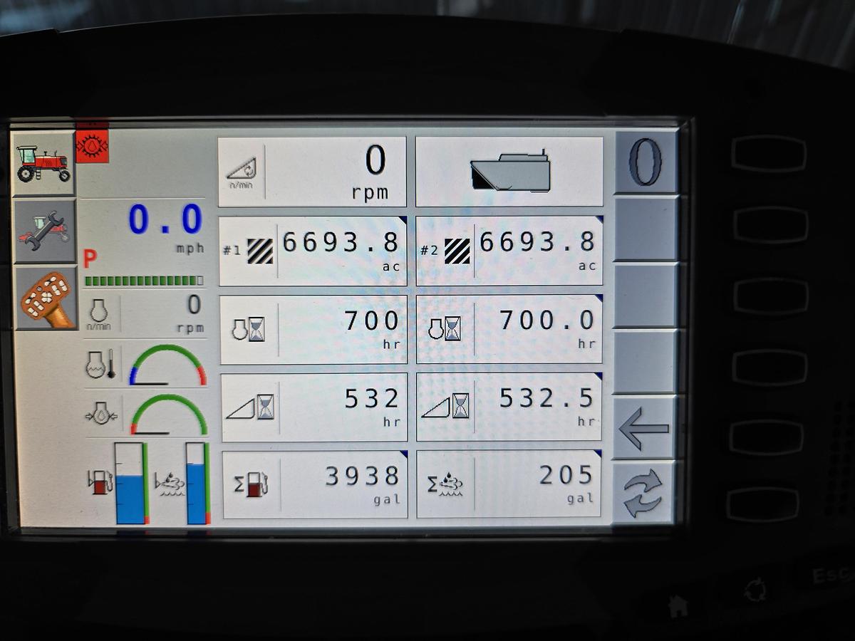 Used 2017 Massey Ferguson WR9870 Windrower w/ 700 hrs