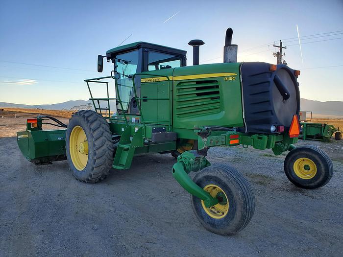 Used 2012 John Deere R450 Rotary Windrower