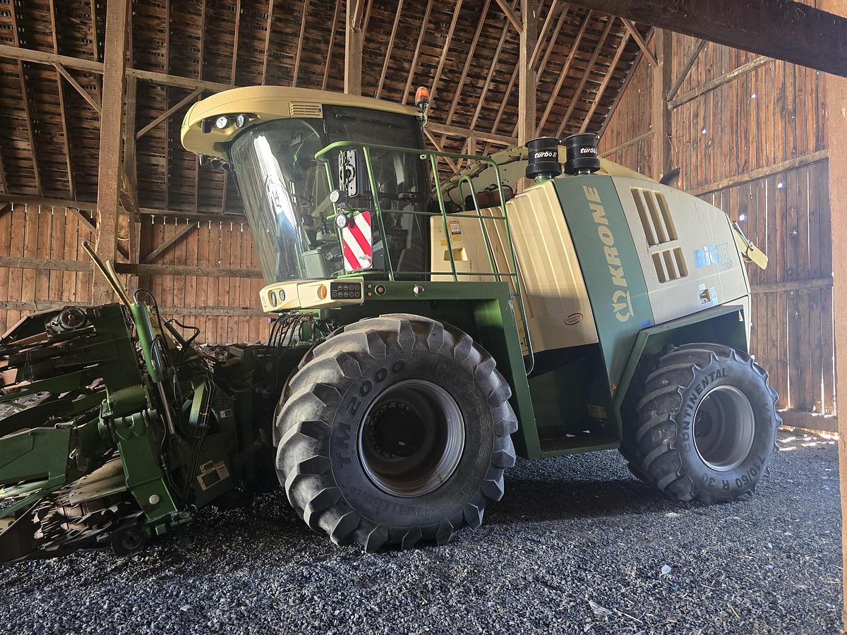 Used 2012 Krone Big X 1100 Forage Harvester + Headers