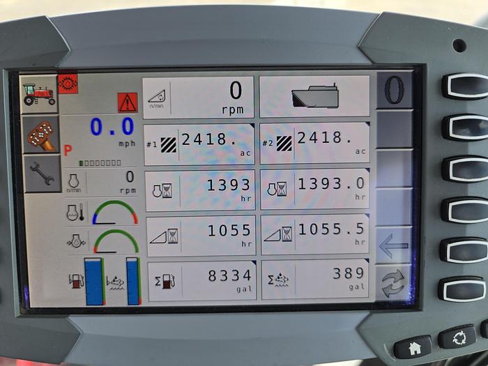 Used 2015 Massey Ferguson WR9870 Rotary Windrower w/ 1400 hrs