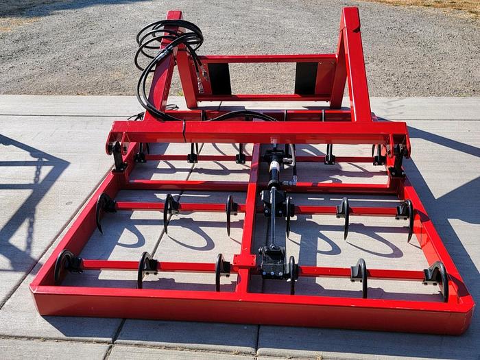 Used 2021 Steffen 5508 Bale Grapple w/ Skid Steer Mount