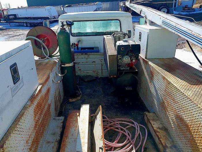Used International 4900 Service Truck w/ Crane + Welder + Compressor + Torch
