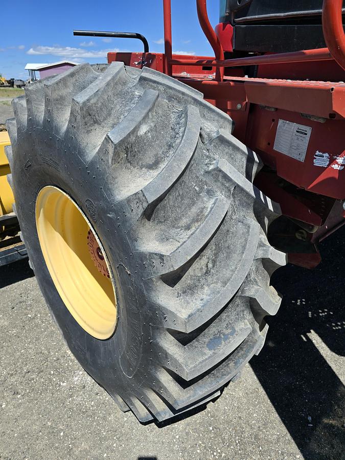 Used ** Going to Auction ** 2014 New Holland H8080 Rotary Windrower w/ Newer Header