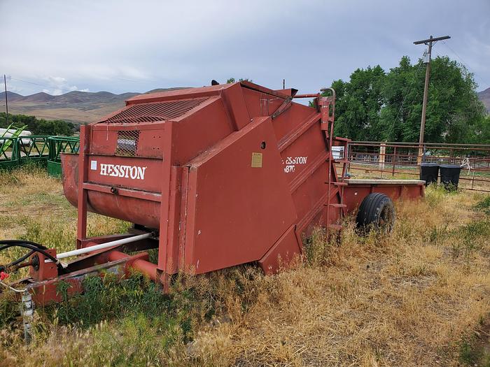 Used Hesston 4870 Bale Feeder / Processor