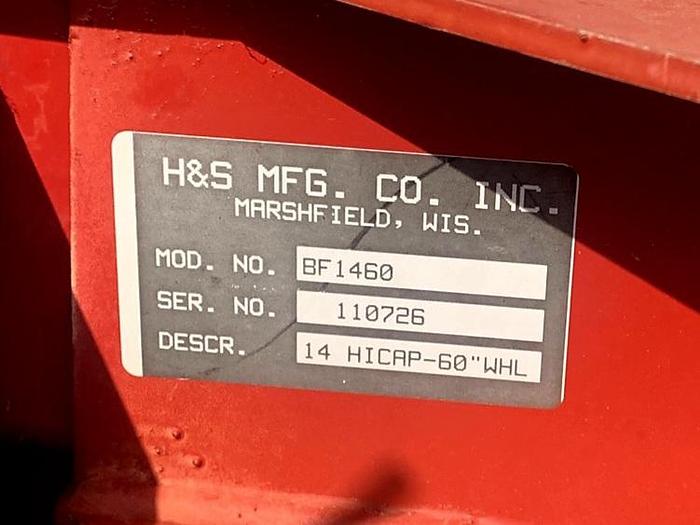 Used 2013 H&S BF1660 Hi-Capacity Wheel Rake