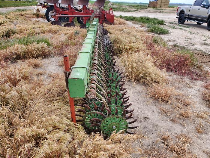 Used 21' John Deere 400 Rotary Hoe