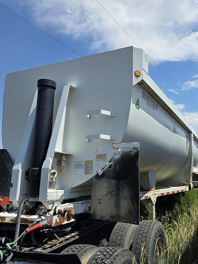 Used 2017 32' Brazos End Dump Trailer